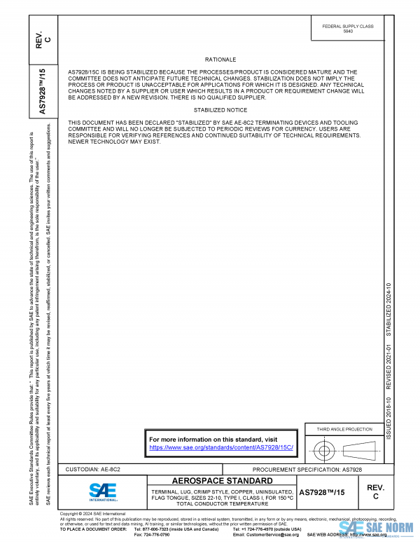 SAE AS 7928/15 Series PDF