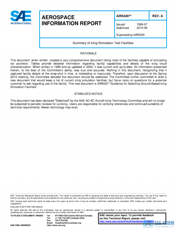 SAE AIR 5320 Series PDF