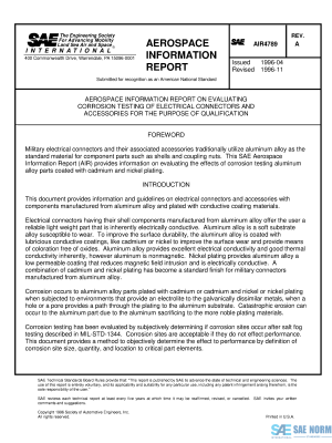 SAE AIR 4789 Series PDF