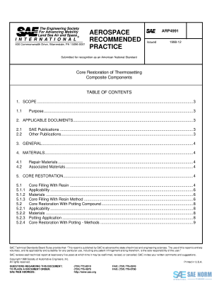 SAE ARP 4991 Series PDF