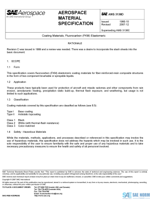 SAE AMS 3138 Series PDF