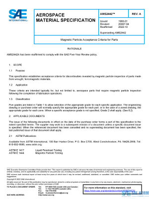 SAE AMS 2442 Series PDF