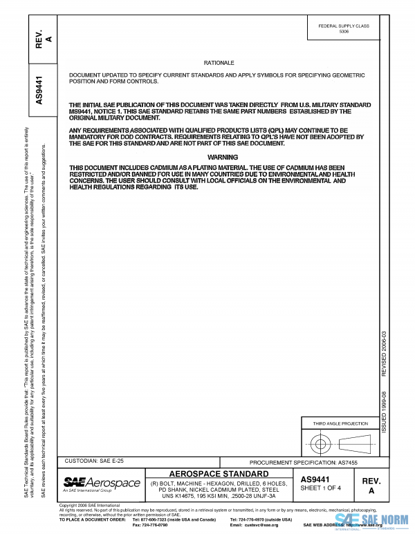 SAE AS 9441 Series PDF
