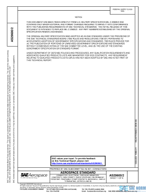 SAE AS 29600/2 Series PDF