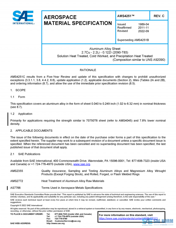 SAE AMS 4251 Series PDF