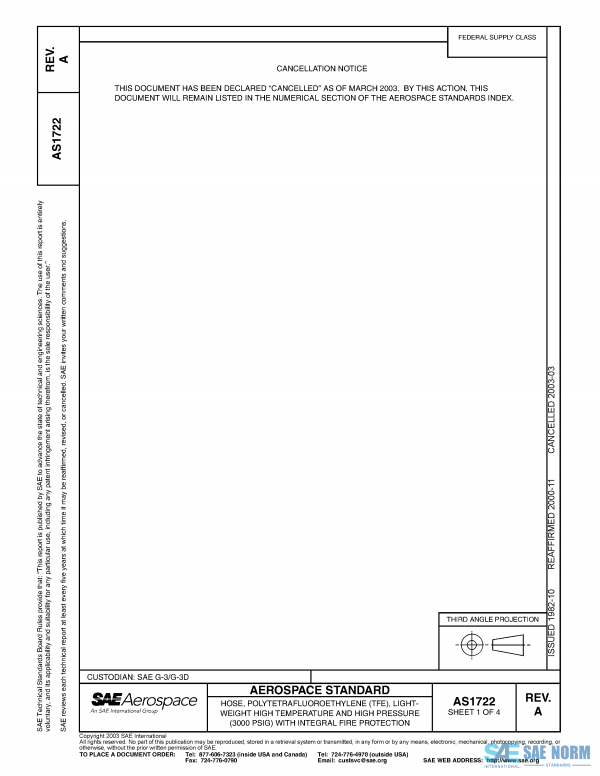 SAE AS 1722 Series PDF