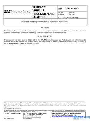 SAE J 1974 Series PDF