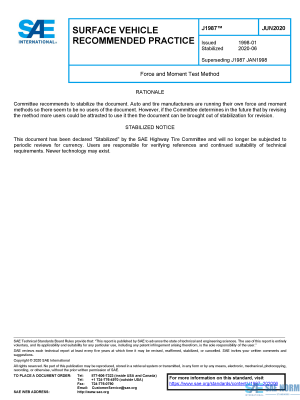 SAE J 1987 Series PDF
