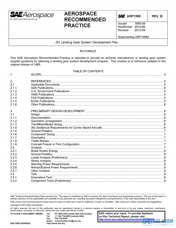SAE ARP 1598 Series PDF