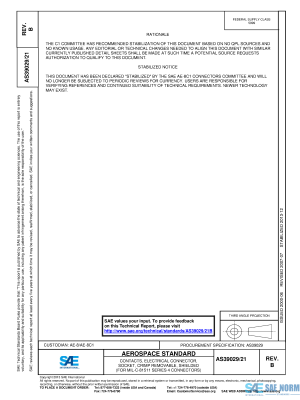 SAE AS 39029/21 Series PDF