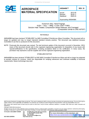 SAE AMS 4456 Series PDF