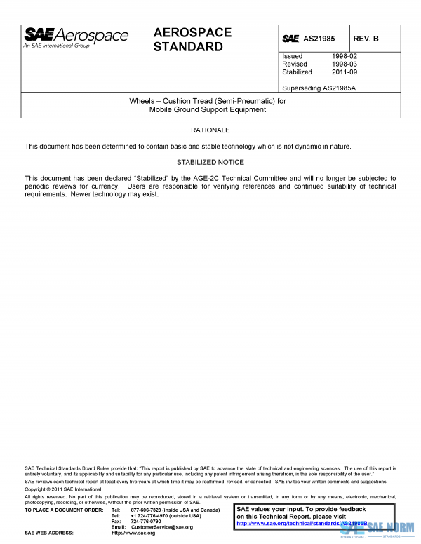 SAE AS 21985 Series PDF