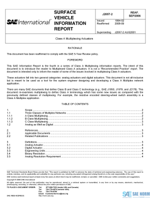 SAE J 2057/2 Series PDF