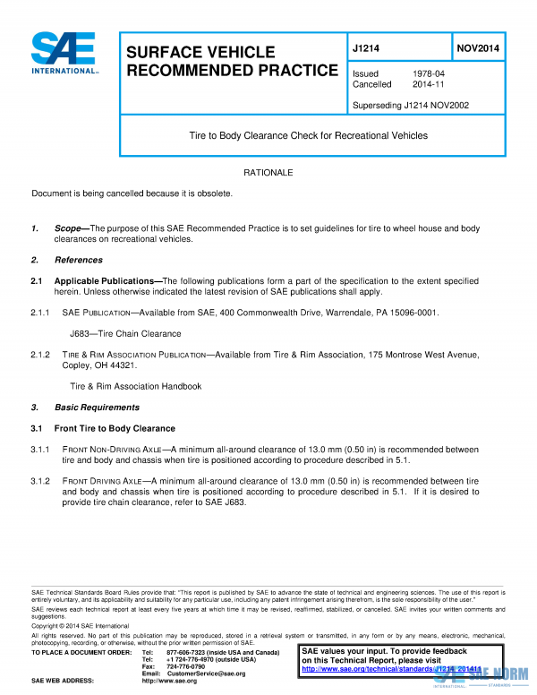 SAE J 1214 Series PDF