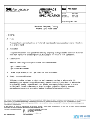 SAE AMS 1388 Series PDF