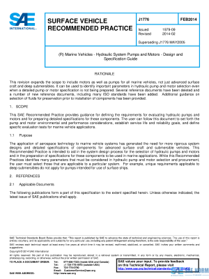 SAE J 1776 Series PDF