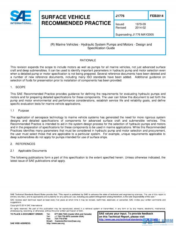 SAE J 1776 Series PDF