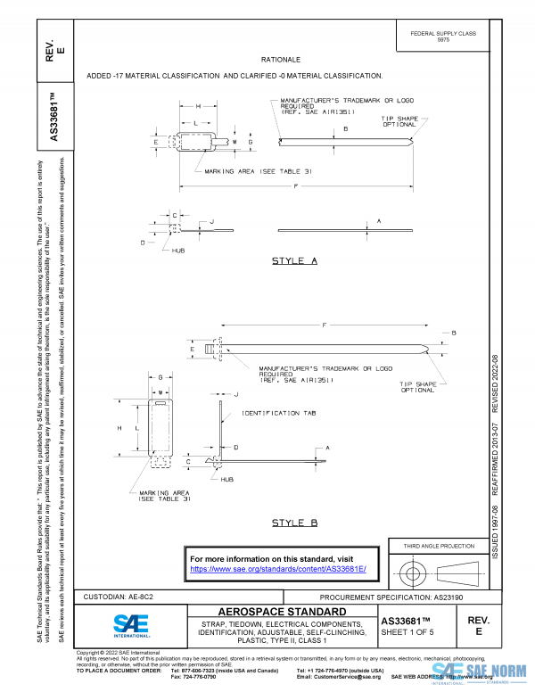 SAE AS 33681 Series PDF