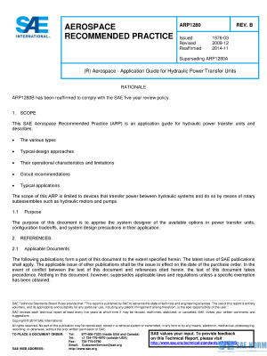 SAE ARP 1280 Series PDF