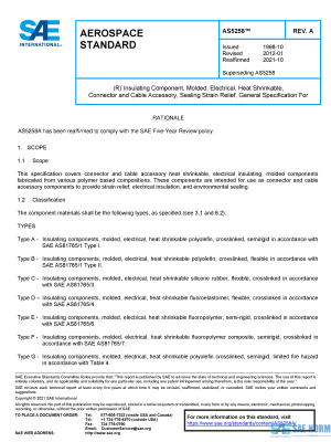 SAE AS 5258 Series PDF