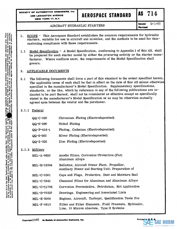 SAE AS 714 Series PDF