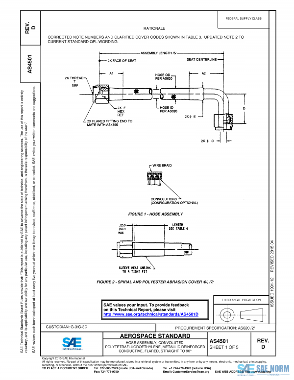 SAE AS 4501 Series PDF
