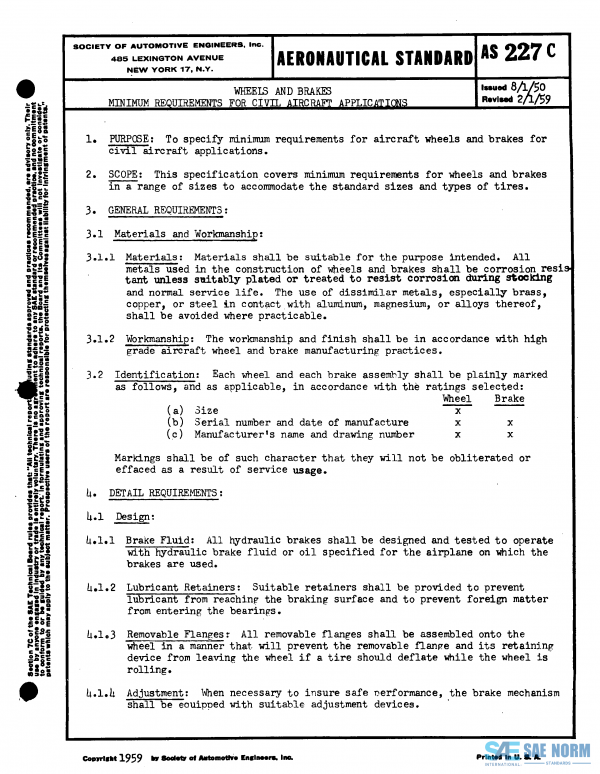 SAE AS 227 Series PDF