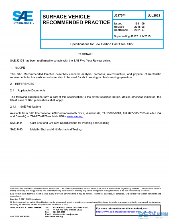 SAE J 2175 Series PDF