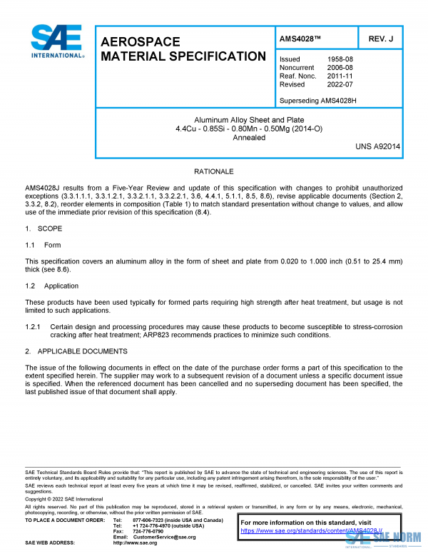 SAE AMS 4028 Series PDF