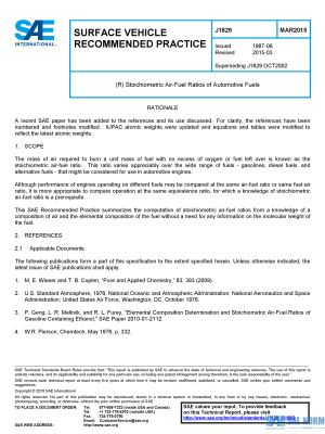 SAE J 1829 Series PDF
