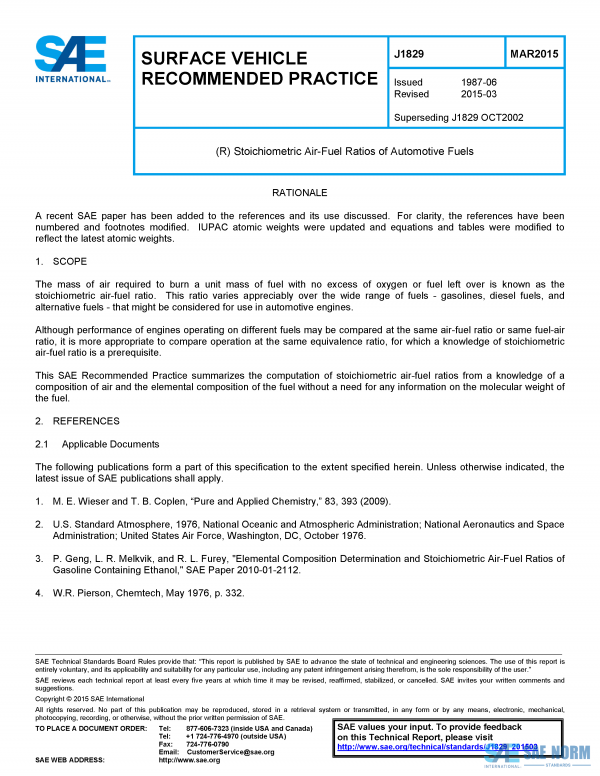 SAE J 1829 Series PDF