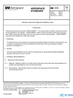 SAE AS 399 Series PDF