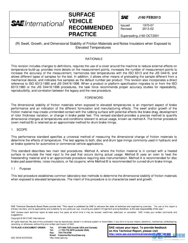SAE J 160 Series PDF