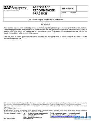 SAE ARP 6196 Series PDF
