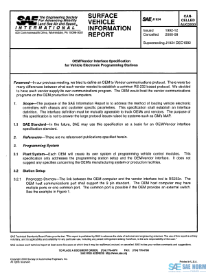 SAE J 1924 Series PDF