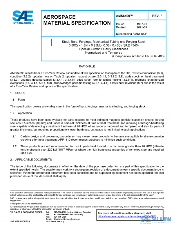 SAE AMS 6409 Series PDF