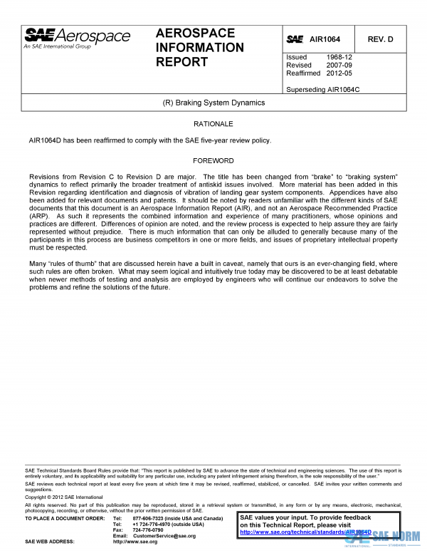 SAE AIR 1064 Series PDF
