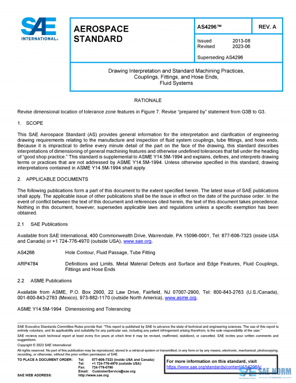 SAE AS 4296 Series PDF
