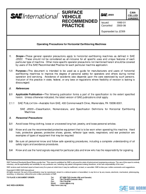 SAE J 2023 Series PDF
