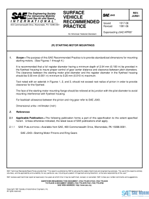 SAE J 542 Series PDF
