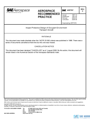 SAE ARP 767 Series PDF