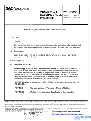 SAE ARP 5448/1 Series PDF