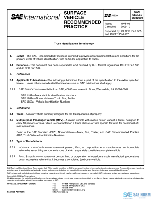 SAE J 1229 Series PDF