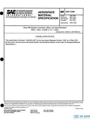 SAE AMS 7238 Series PDF