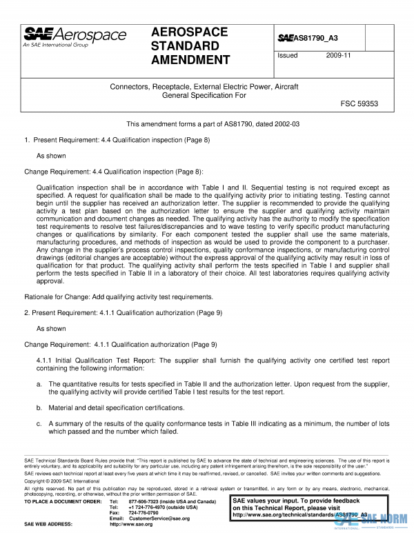 SAE AS 81790 Series PDF