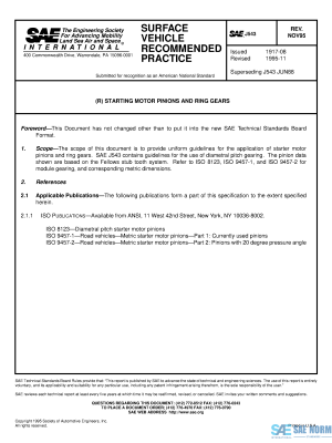 SAE J 543 Series PDF