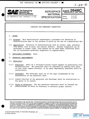 SAE AMS 2646 Series PDF