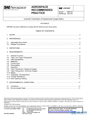 SAE ARP 4287 Series PDF
