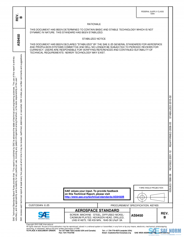SAE AS 9450 Series PDF