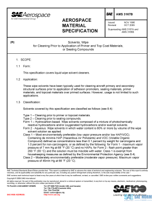 SAE AMS 3167 Series PDF
